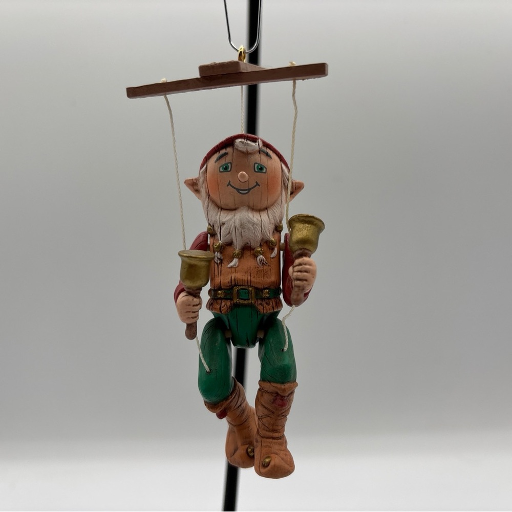 Hallmark Keepsake Ornament Dated‎ 1992 Elfin Marionette Handcrafted